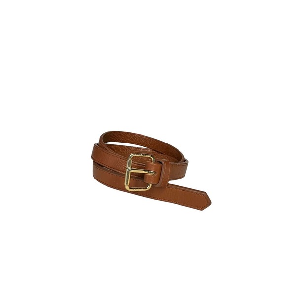 Tory Burch Accessories - Tory Burch Brown Skinny Belt Size 32